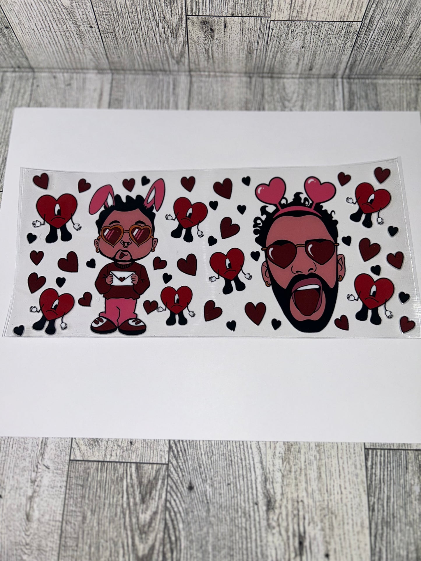 B Bunny Heart #V12 UVDTF