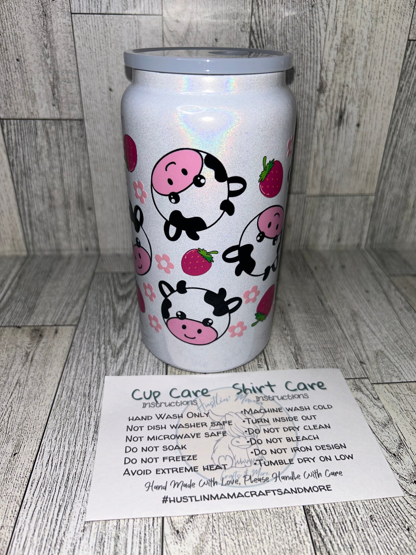Strawberry Cow Tumbler