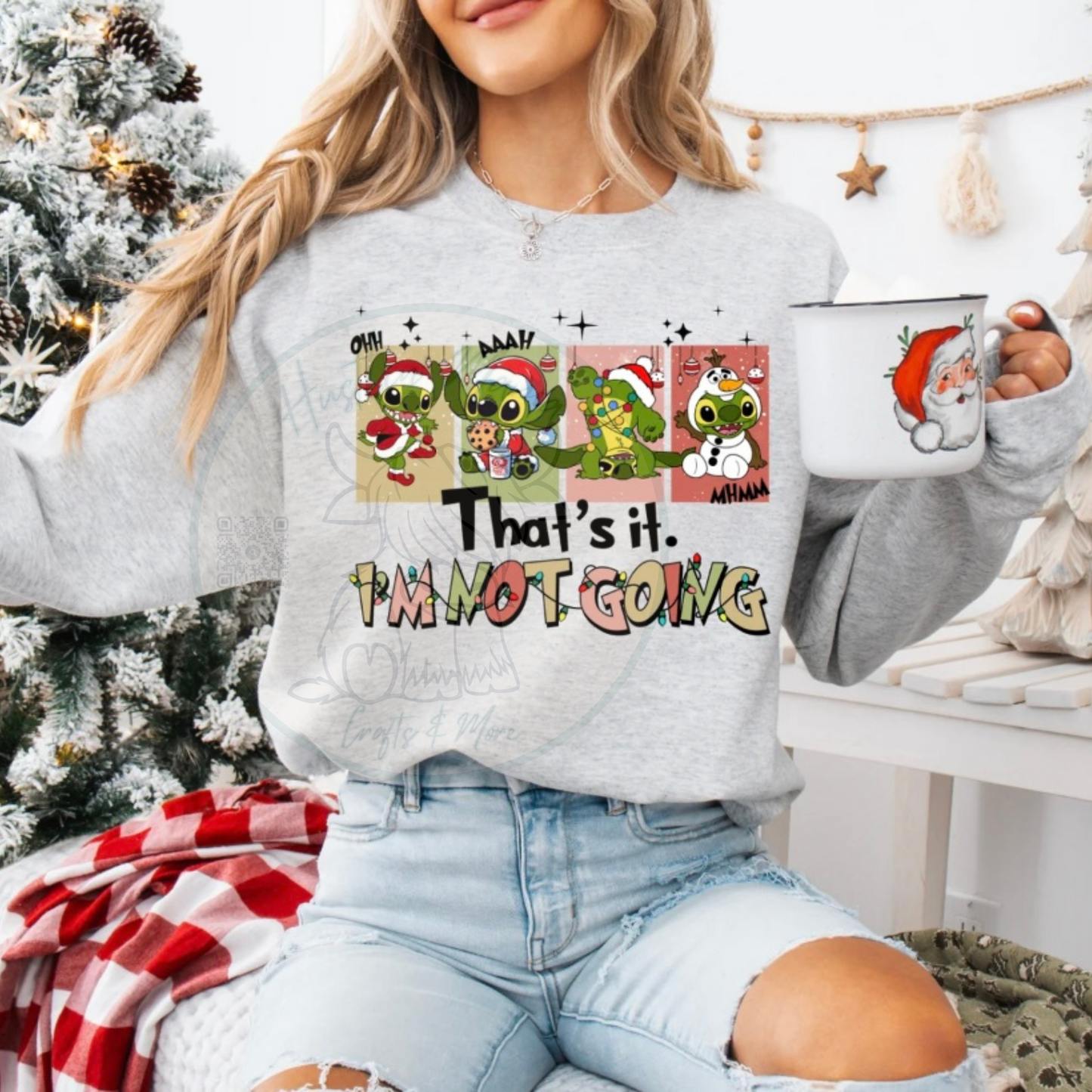 That’s it S T I T C H Not Going FULL COLOR Screen Print (adults)