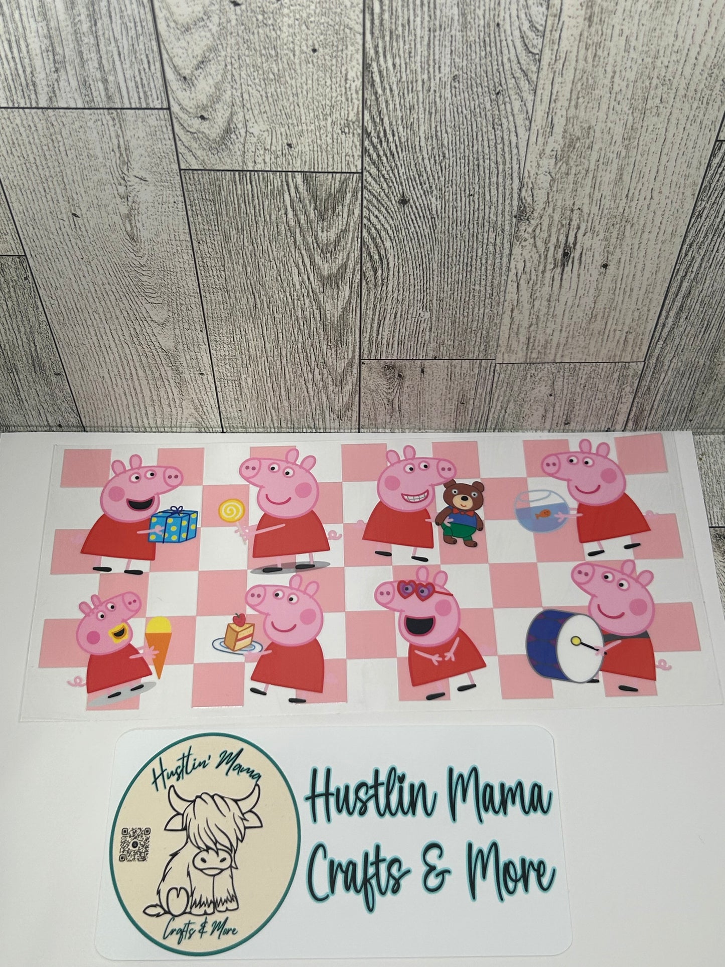 Peppa Pig #K59 UVDTF WRAP