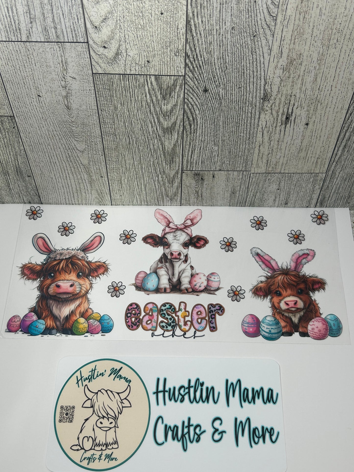 Easter Cows #E2 UVDTF