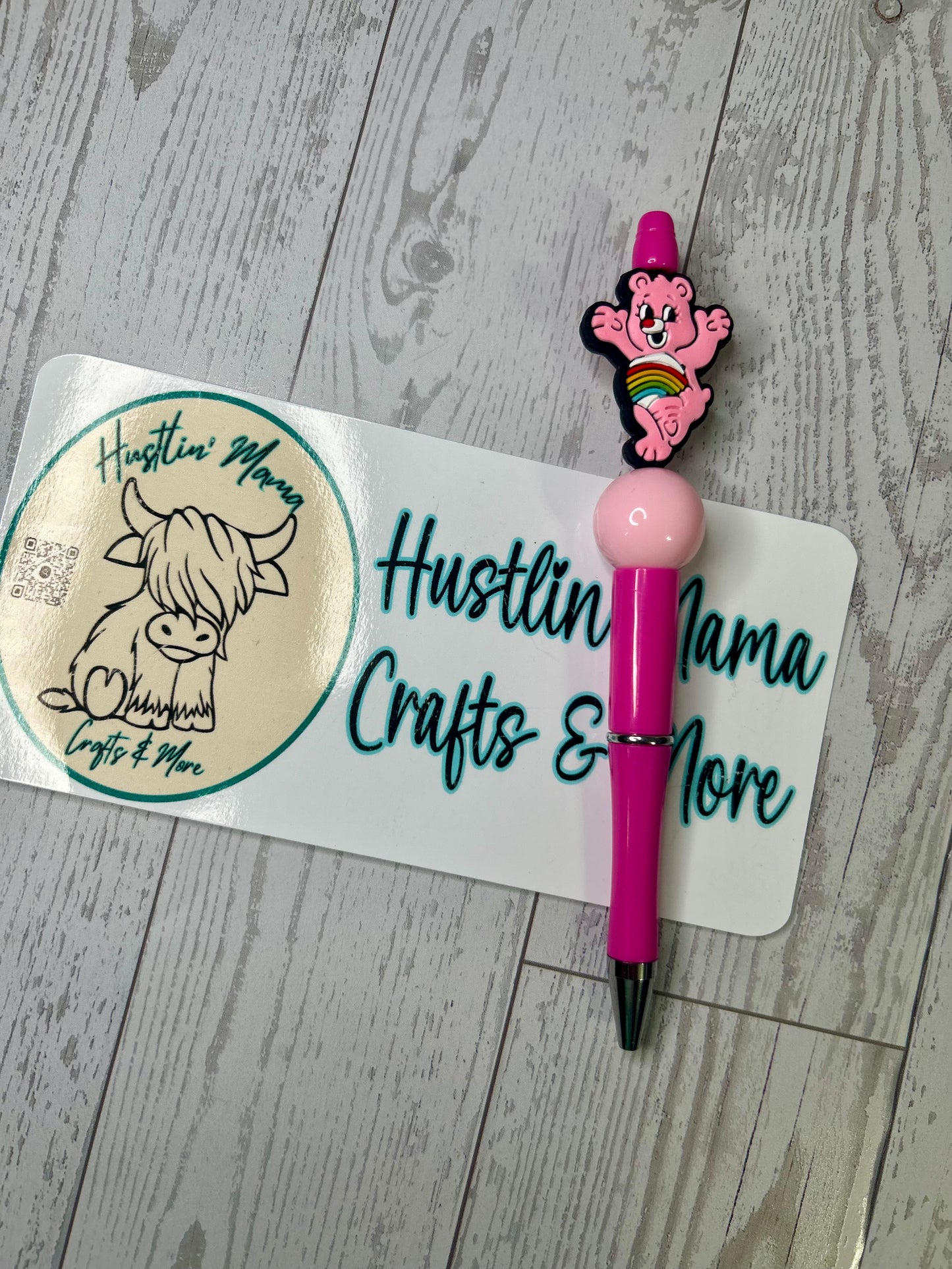 Pink Care Bear Pen