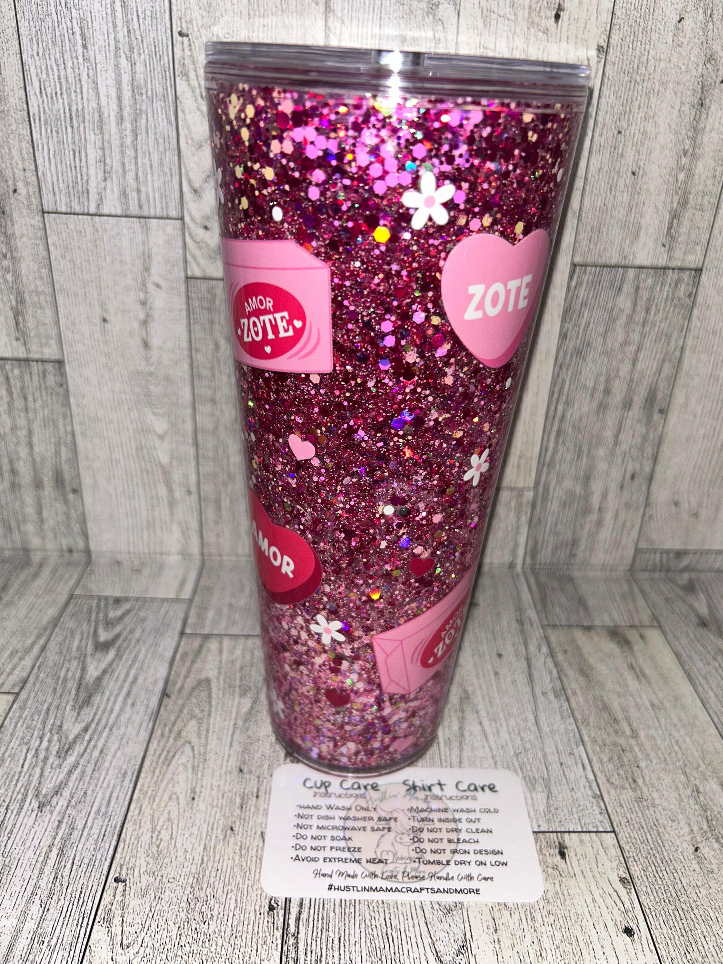 AmorZOTE Acrylic 24oz Snowglobe