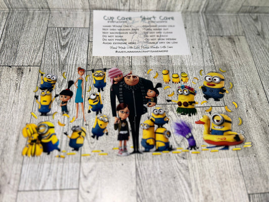 Minion Family #K10 UVDTF