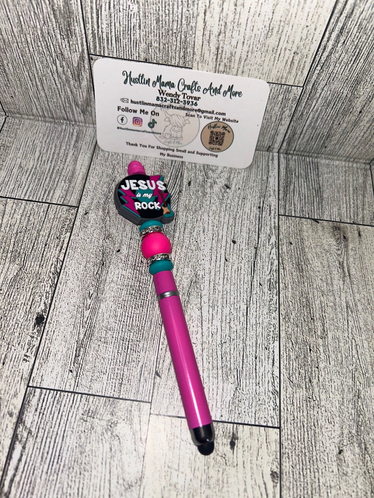 Jesus is My Rock Stylist Pen