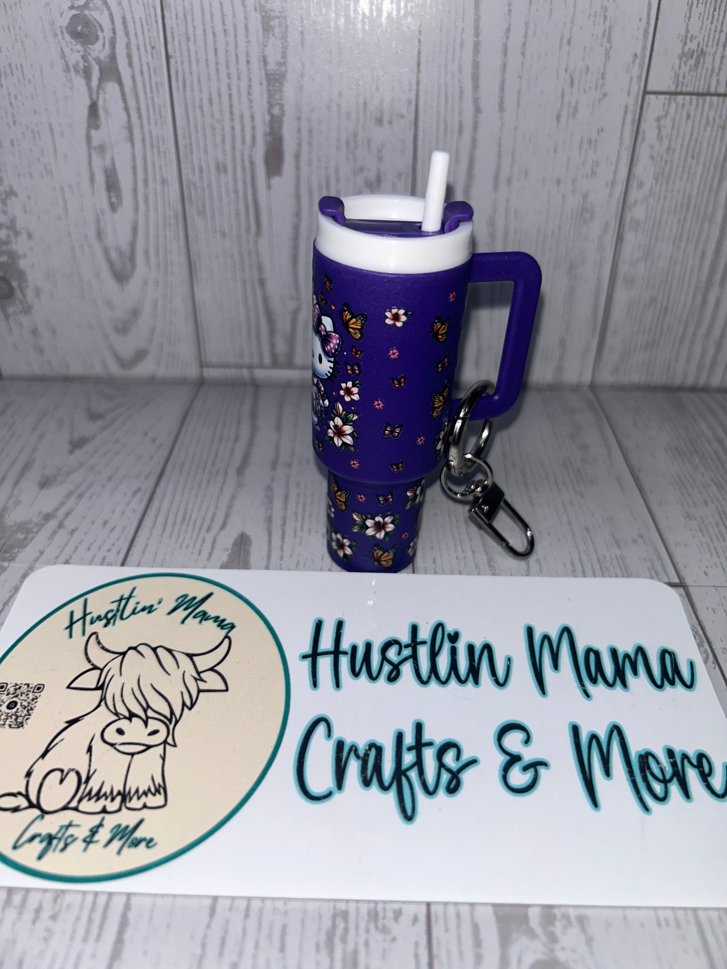 Kitty Min Tumbler Keychain