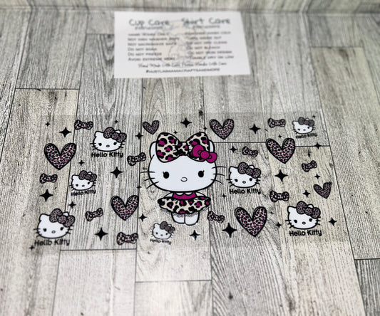 Cheetah Kitty #K53 UVDTF