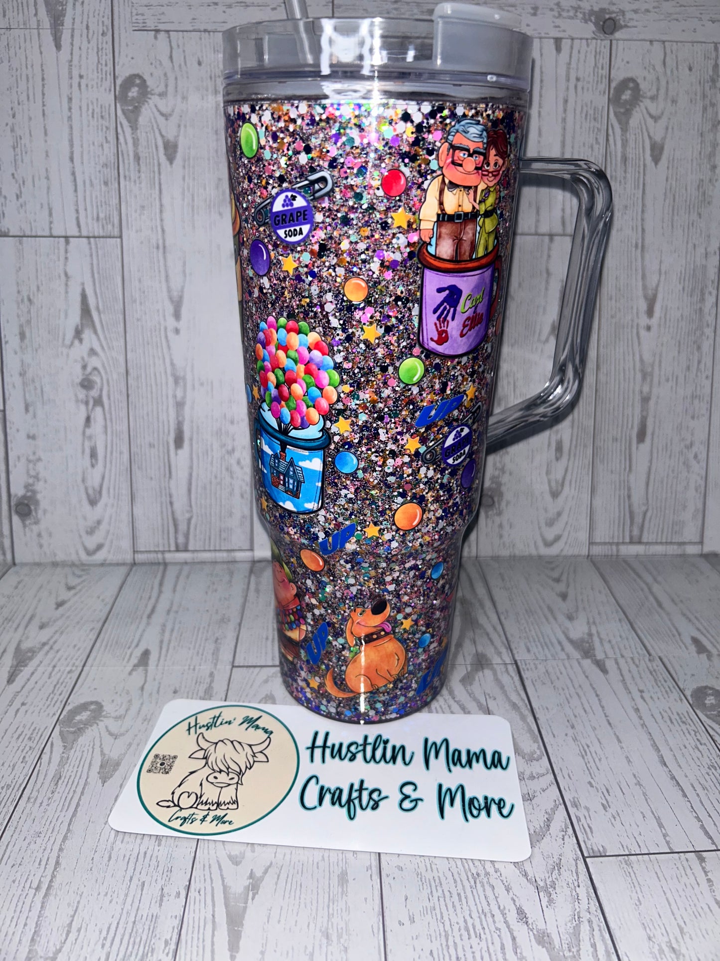 UP 40oz Plastic Snowglobe