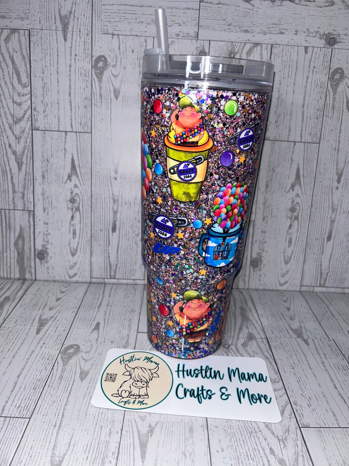 UP 40oz Plastic Snowglobe