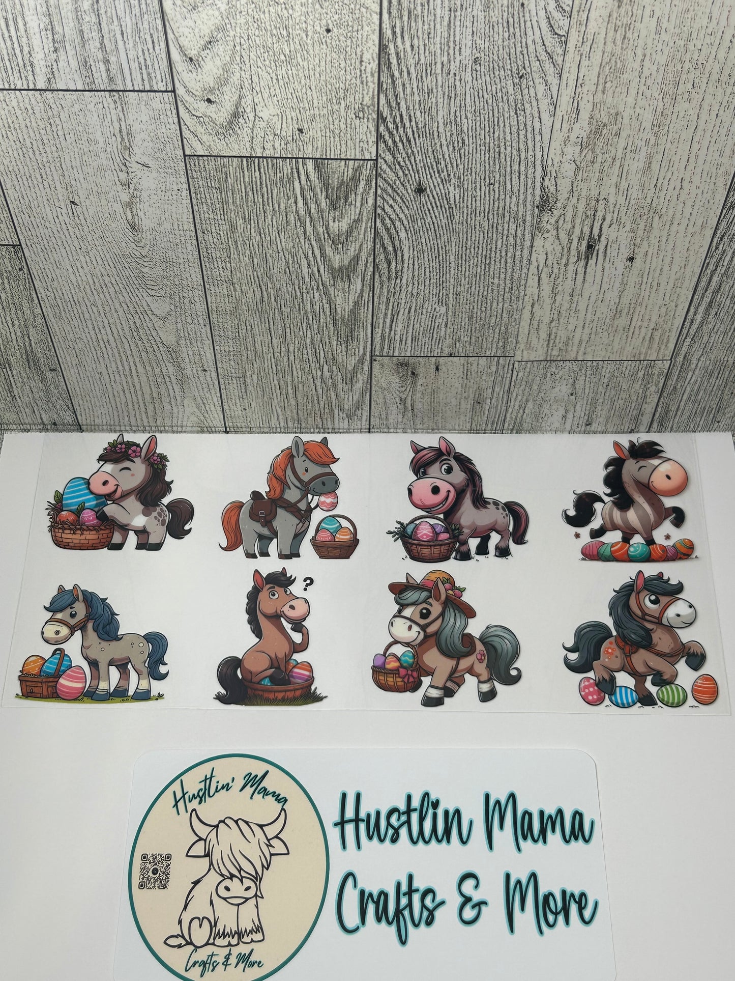 Easter Horses #E5 UVDTF