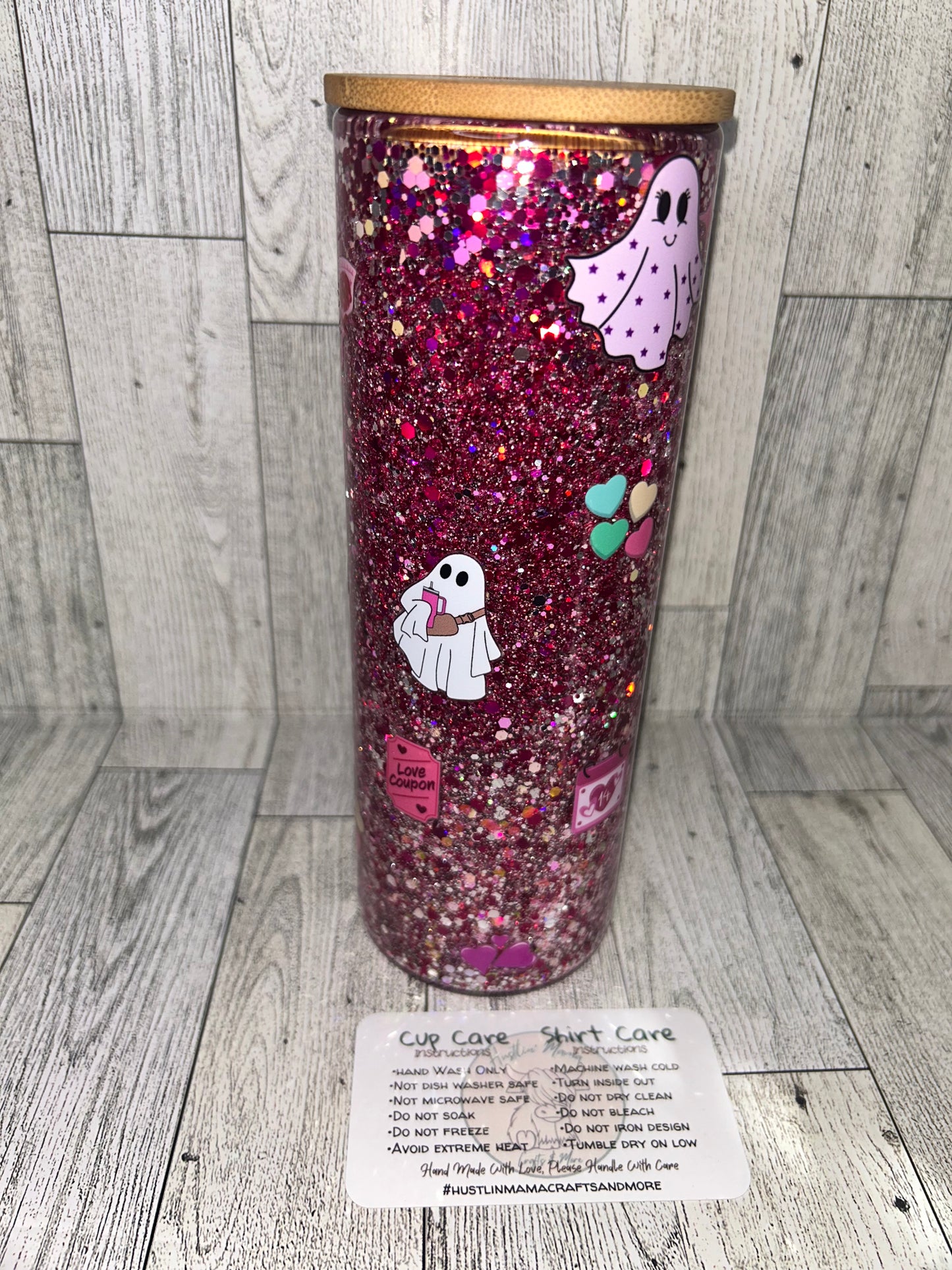 Love Ghostie 20oz Glass Snowglobe