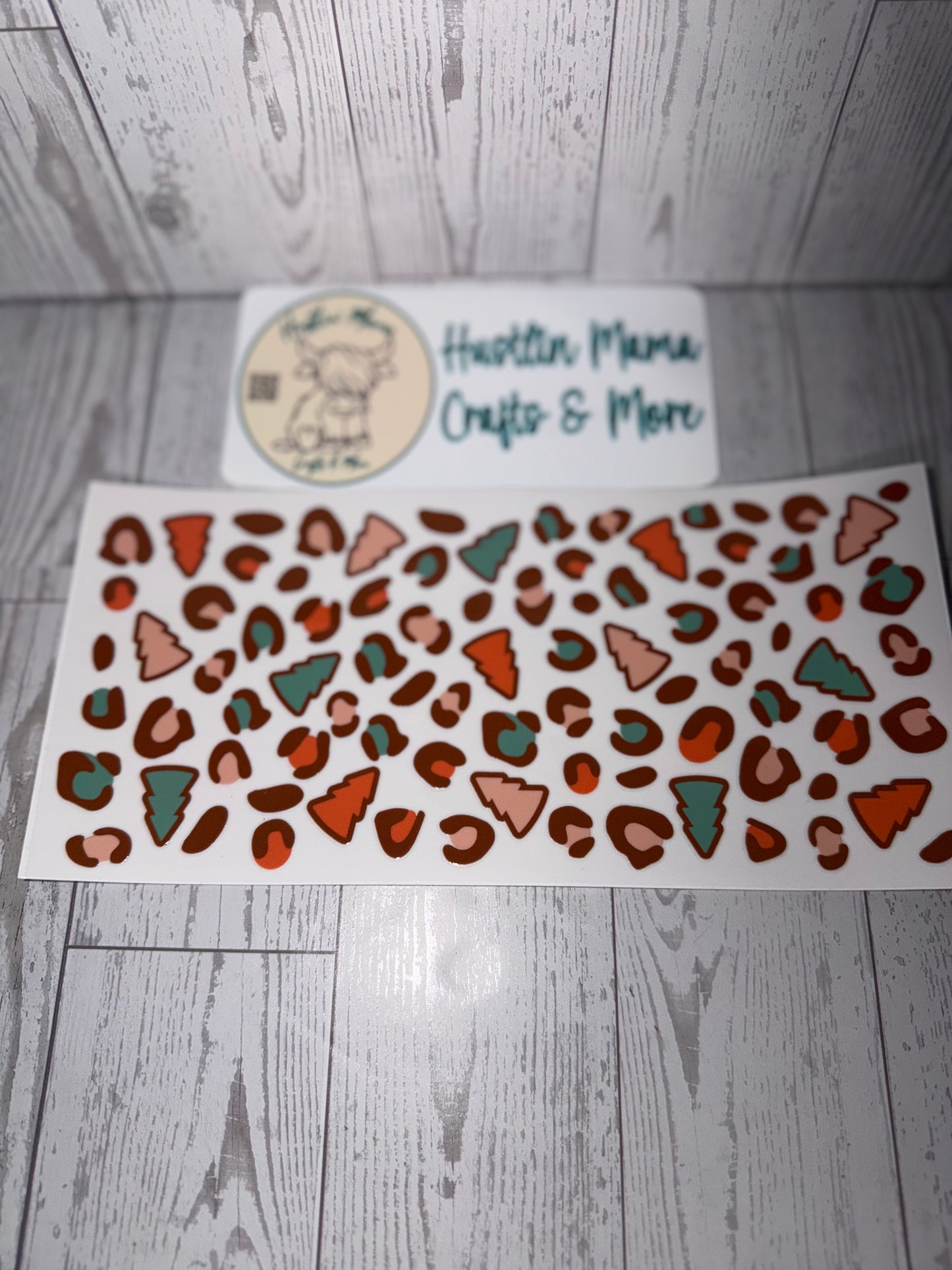 Cheetah Christmas #C19 UVDTF