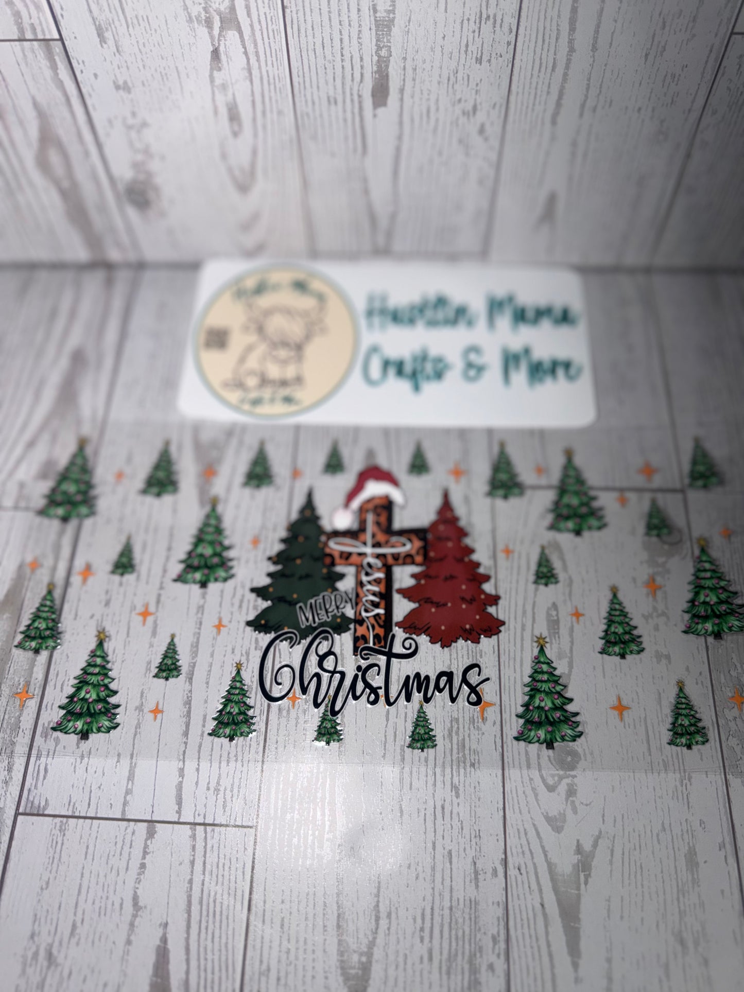 Cross Christmas #C18 UVDTF