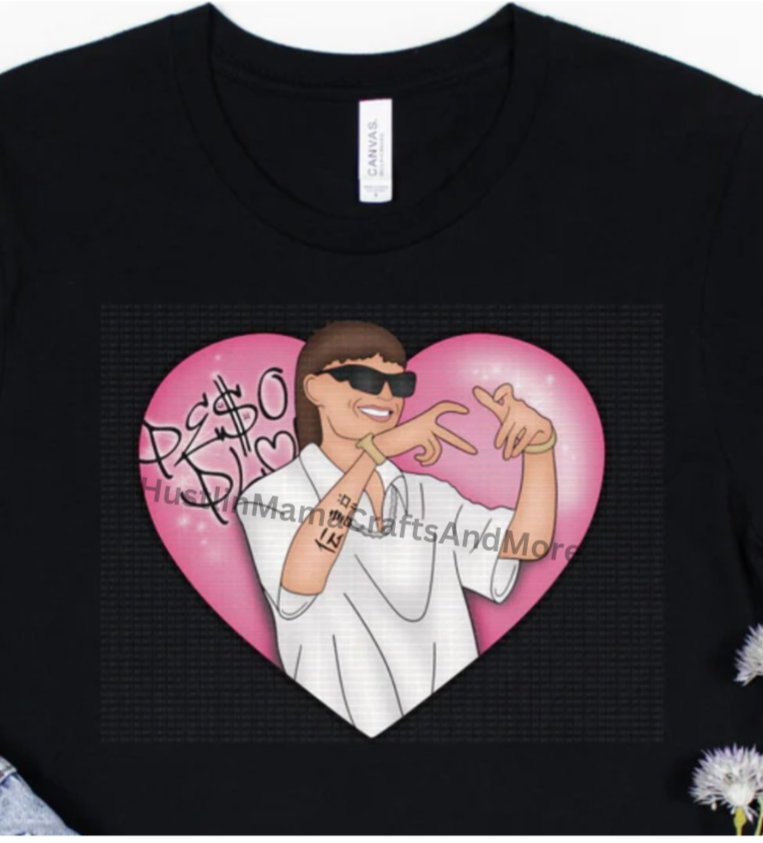 Peso Pluma Pink Heart