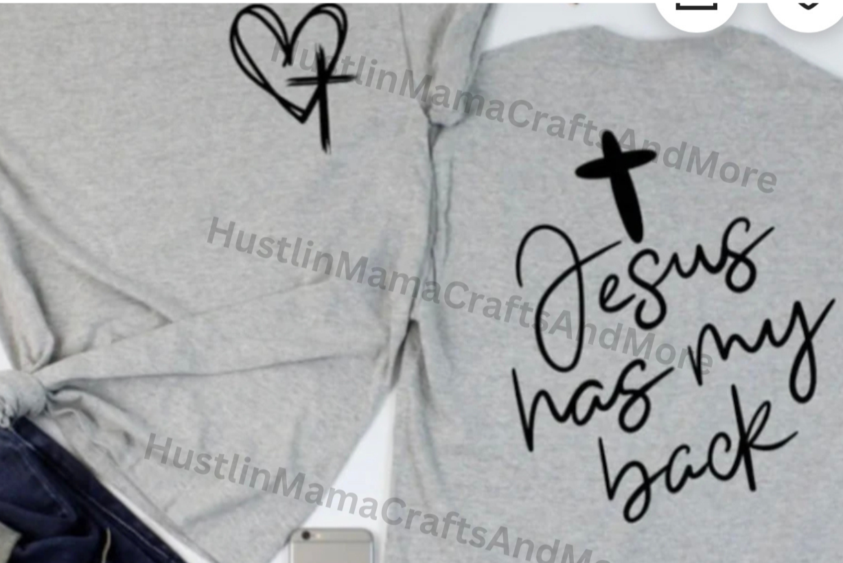 Jesus has my back (w/pocket)