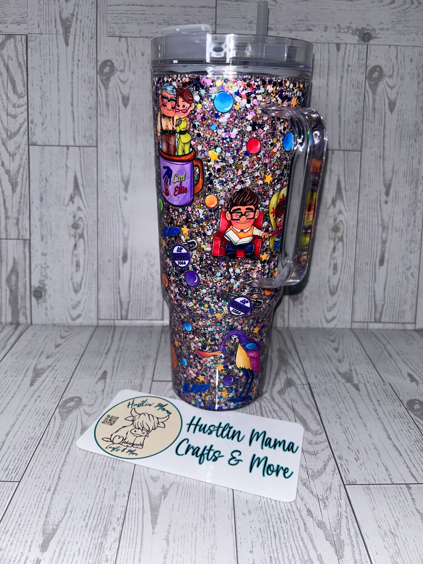 UP 40oz Plastic Snowglobe