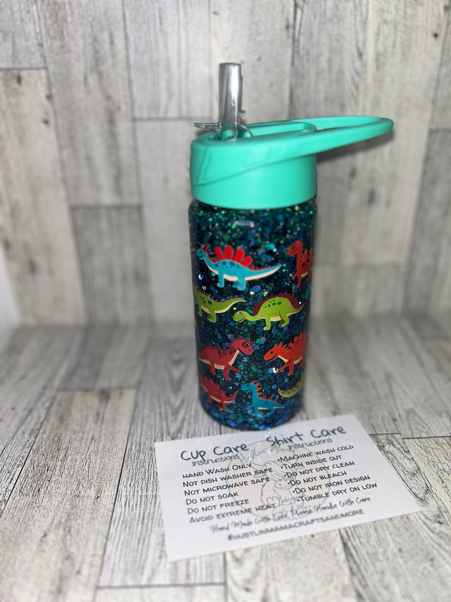 Dinos Green Tumbler (snowglobe)