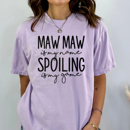 Maw Maw Single Color Screen Print (Adults)