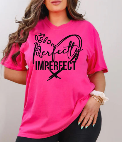 Perfectly Imperfect Single Color Screen Print (Adults)