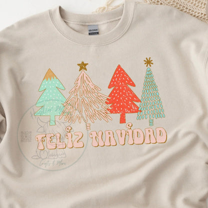 Feliz Navidad (Pink Words)