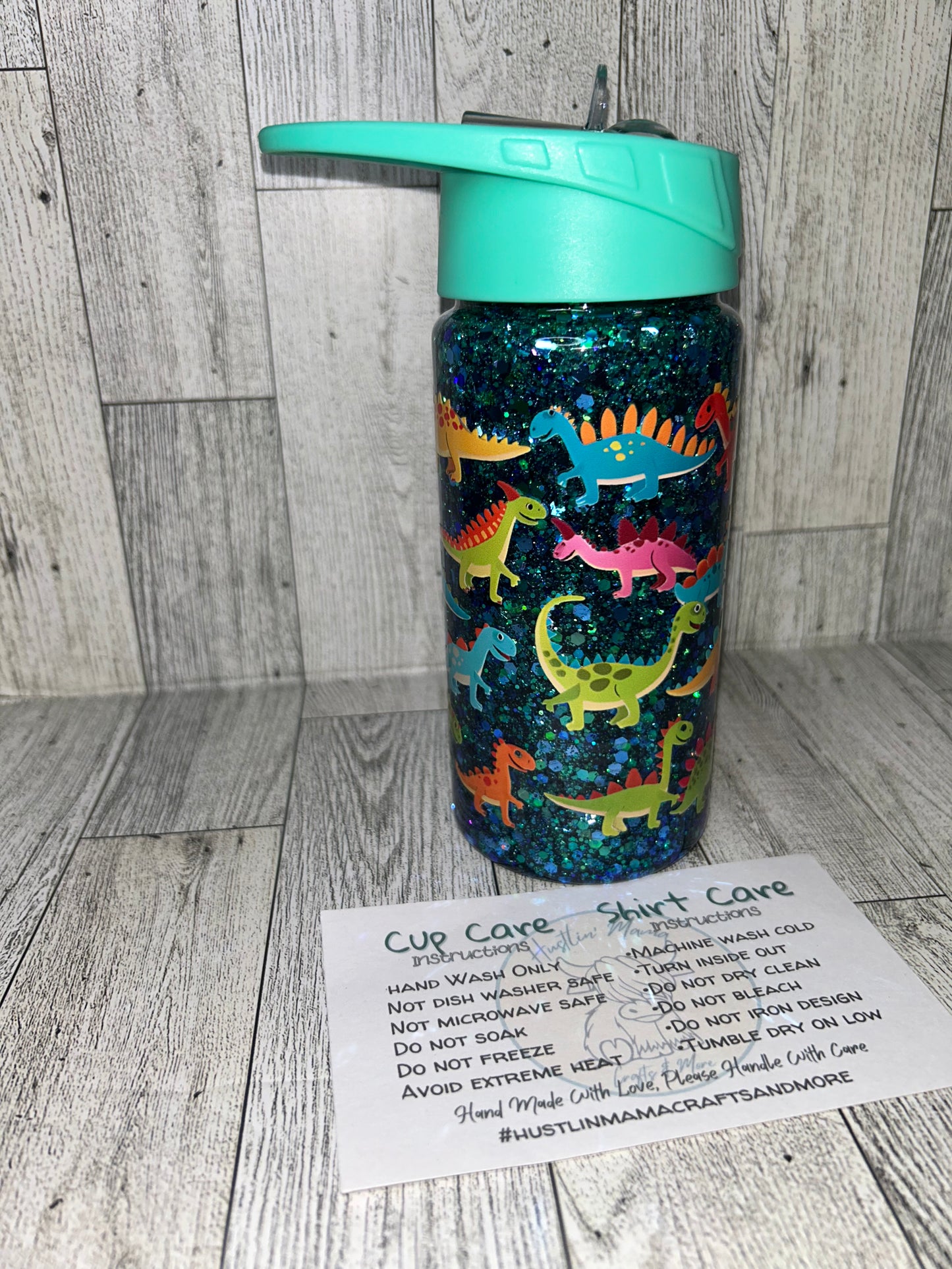 Dinos Green Tumbler (snowglobe)