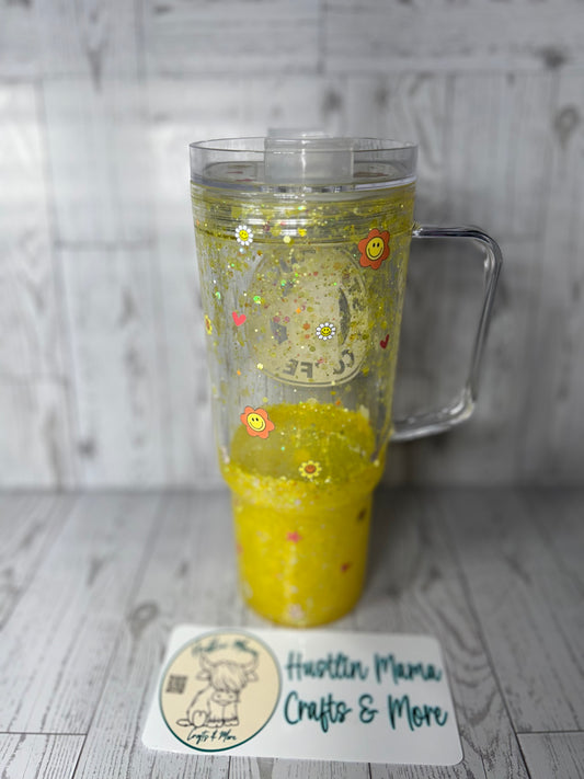 Yellow Bear Lava Flow Snowglobe