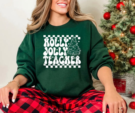 Jolly Teacher SINGLE COLOR Screen Print