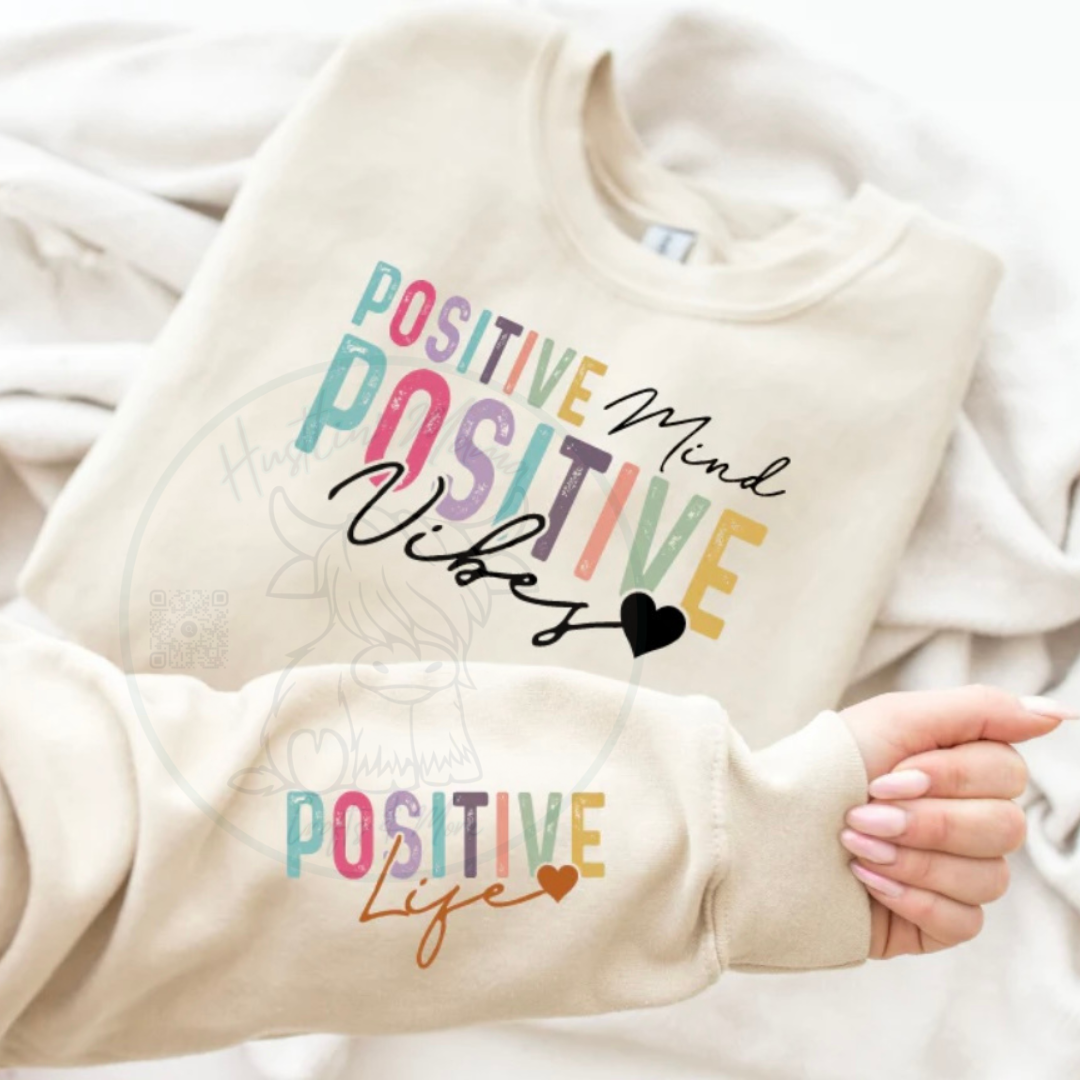 Positive Vibes FULL COLOR Screen Print (Adults)