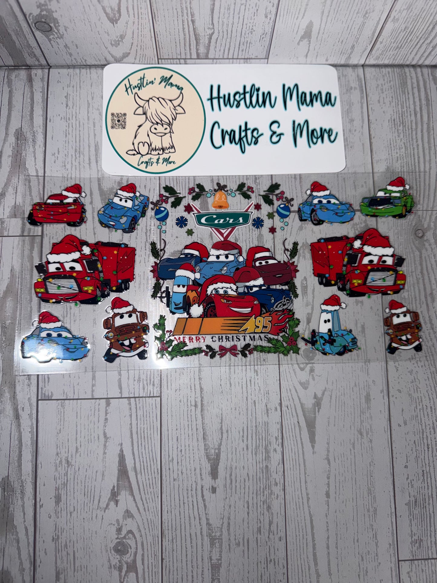 Cars Christmas #C8 UVDTF