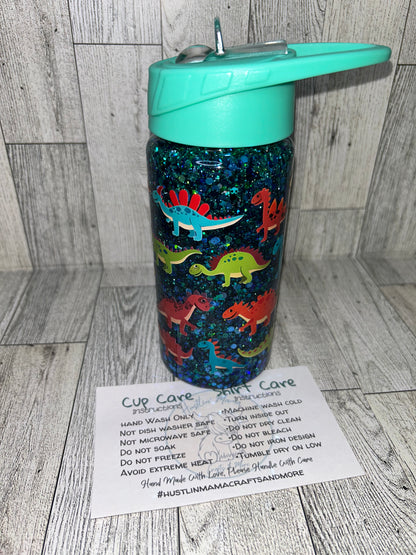 Dinos Green Tumbler (snowglobe)