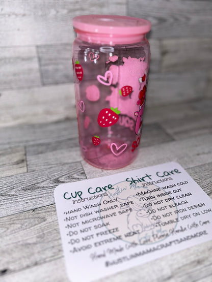 Squish Squad Light Pink Cup (acrylic cup)