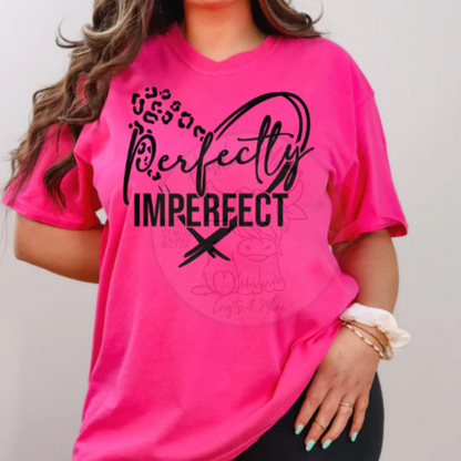 Perfectly Imperfect Single Color Screen Print (Adults)