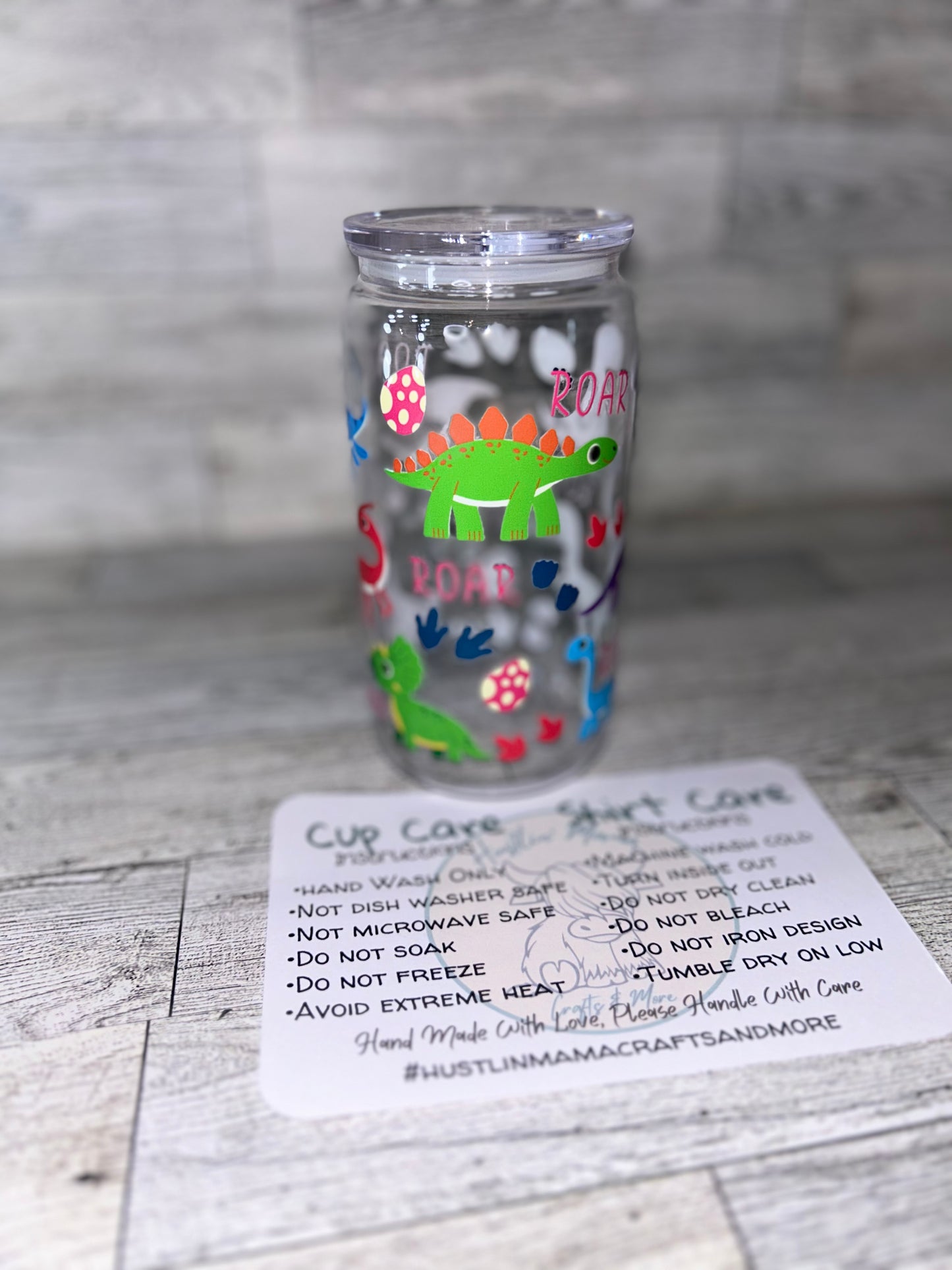 Dino (acrylic cup)