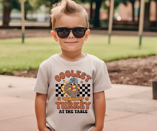 Coolest Turkey FULL COLOR Screen Print (kids)