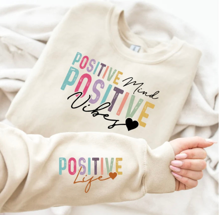 Positive Vibes FULL COLOR Screen Print (Adults)