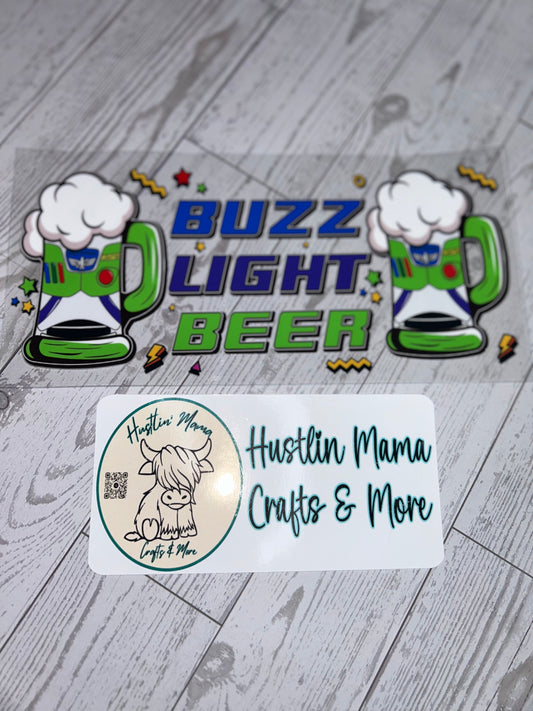 Buzz Light Beer #R77 UVDTF