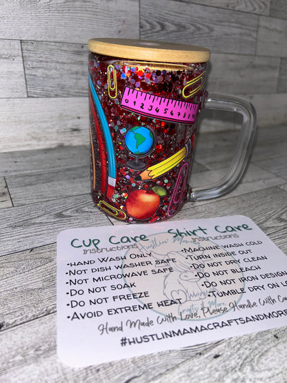 Teacher Life Mug (snowglobe)