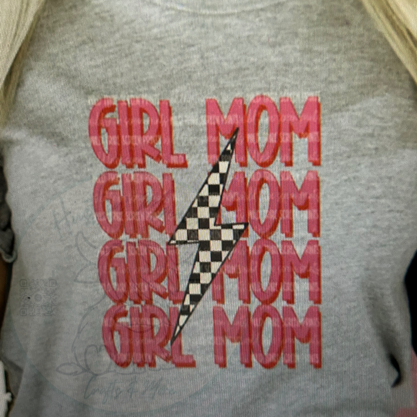 Girl Mom Stacked Bolt