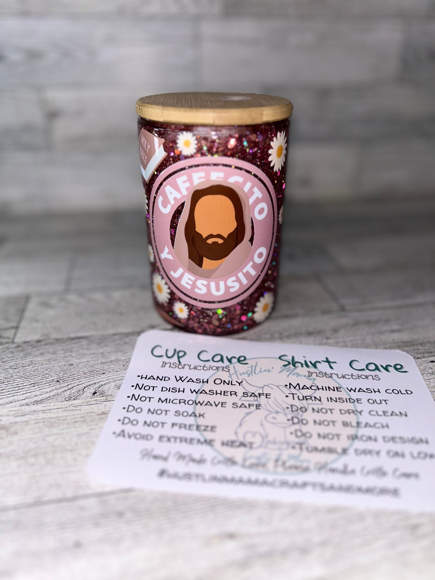 Cafecito y Jesusito Mug (snow globe)