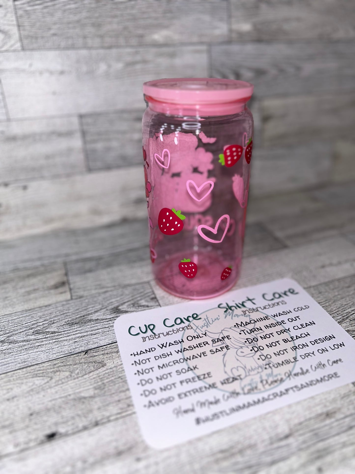 Squish Squad Light Pink Cup (acrylic cup)