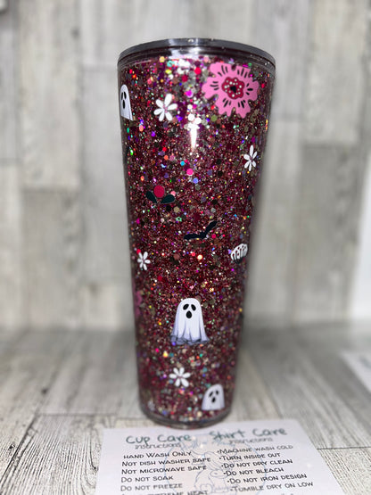 Ghost Acrylic 24oz Snowglobe