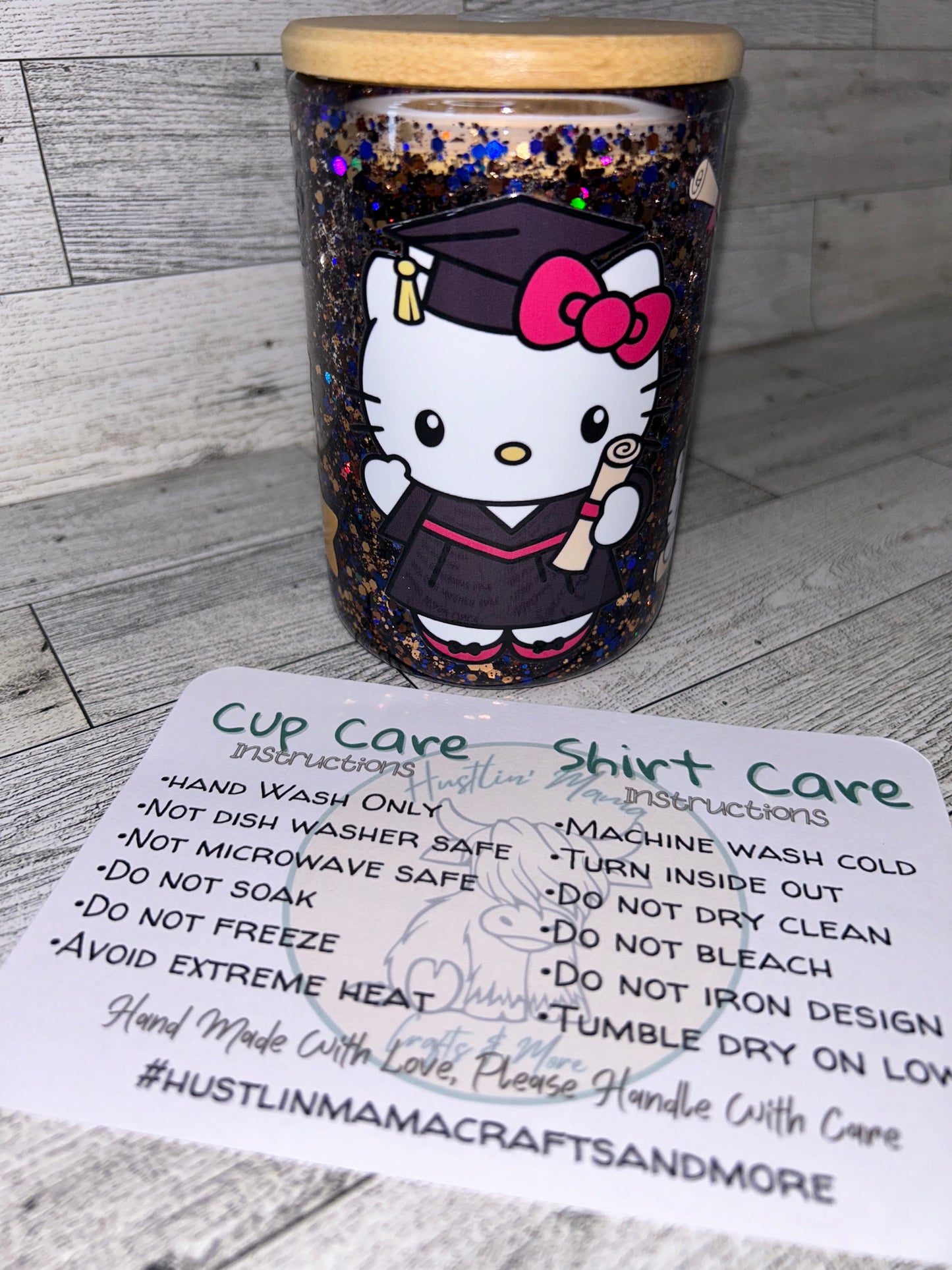 Kitty Graduate Mug (snowglobe)