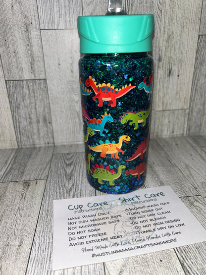 Dinos Green Tumbler (snowglobe)