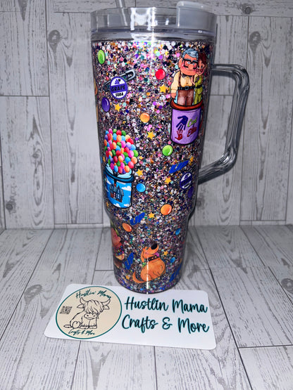 UP 40oz Plastic Snowglobe