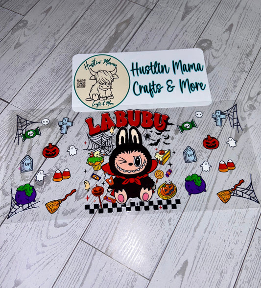 LABUBU RED HALLOWEEN #H1 UVDTF WRAP