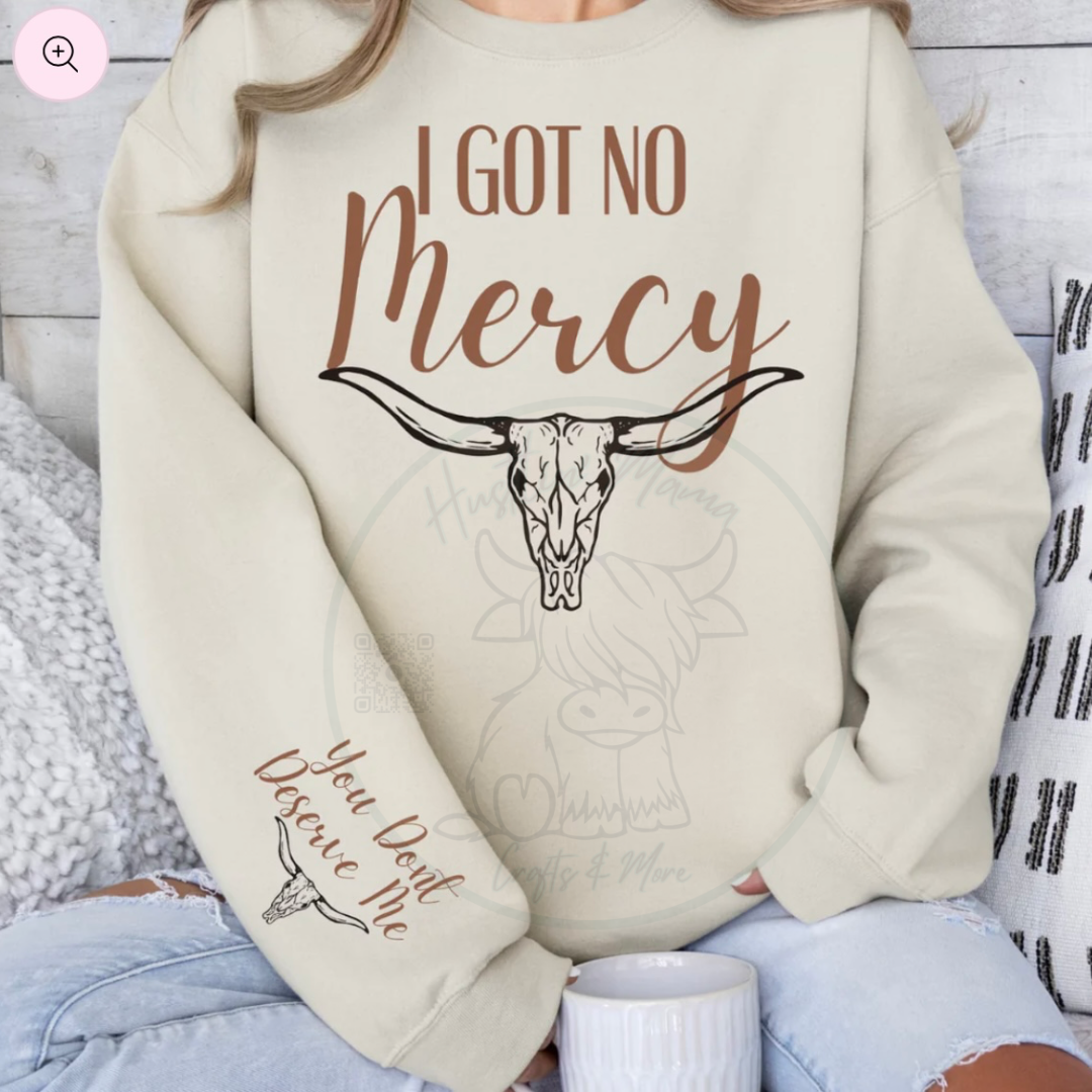 I Got No Mercy FULL COLOR Screen Print (Adults)