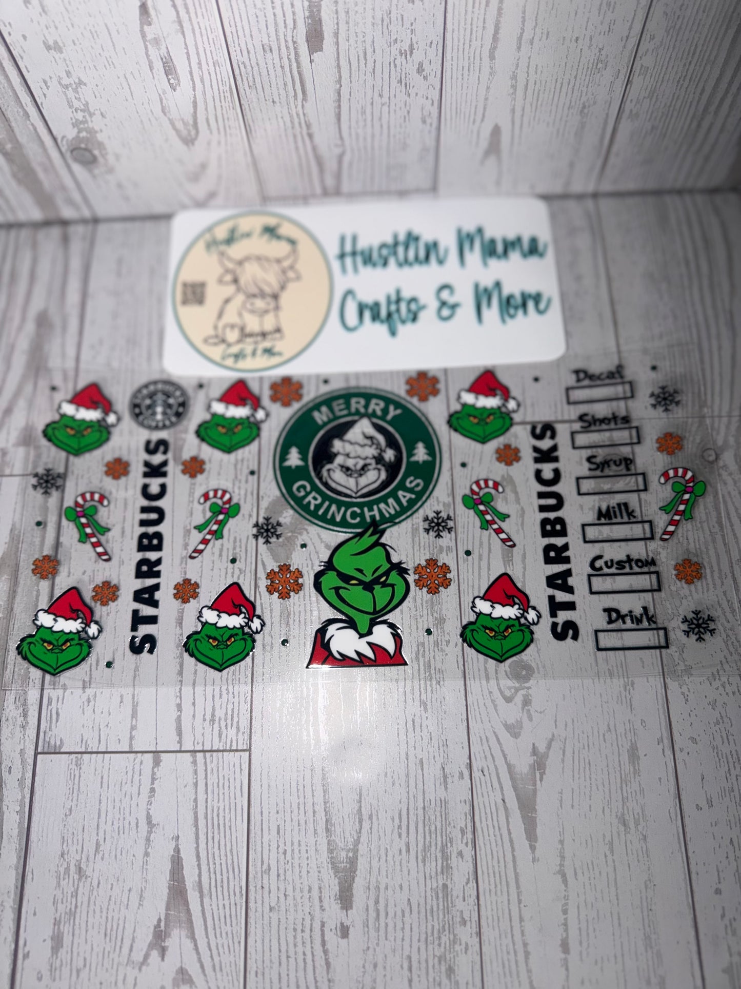 Grinchmas Starbies #C7 UVDTF