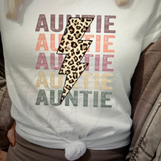 Auntie Stacked Cheetah Bolt