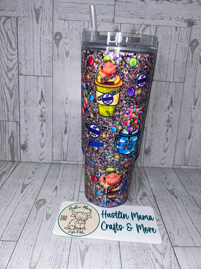 UP 40oz Plastic Snowglobe