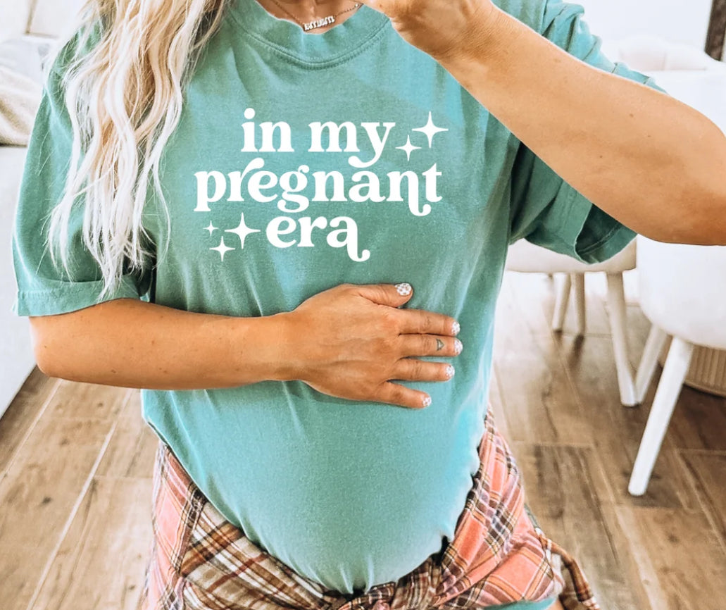 In My Pregnant Era Single Color Screen Print (Adults)